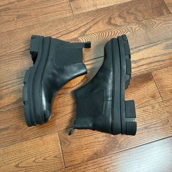 ICHI Women’s Jemma Leather Chelsea Ankle Boot - Picture 7 of 12